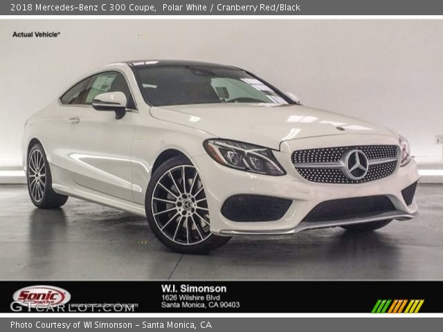 2018 Mercedes-Benz C 300 Coupe in Polar White