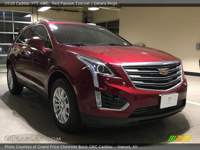 2018 Cadillac XT5 AWD in Red Passion Tintcoat