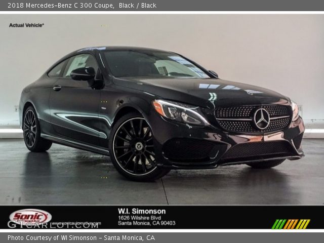 2018 Mercedes-Benz C 300 Coupe in Black