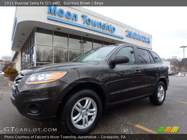 2011 Hyundai Santa Fe GLS AWD in Espresso Brown
