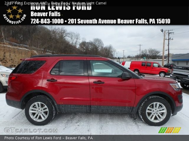 2017 Ford Explorer 4WD in Ruby Red