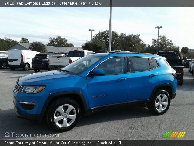 2018 Jeep Compass Latitude in Laser Blue Pearl