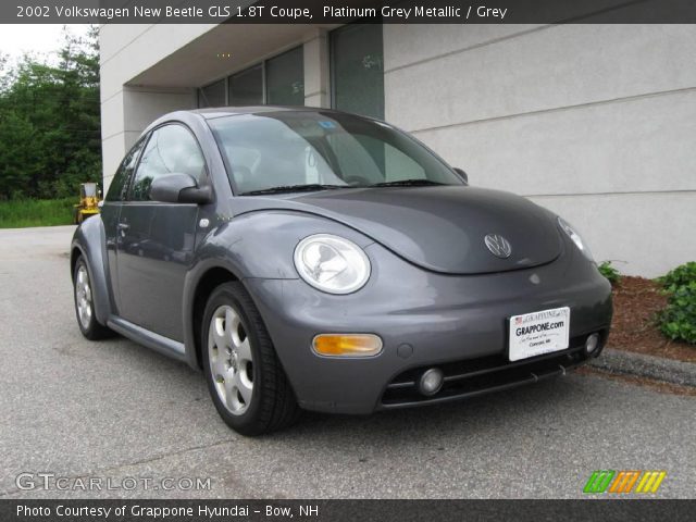 2002 Volkswagen New Beetle GLS 1.8T Coupe in Platinum Grey Metallic