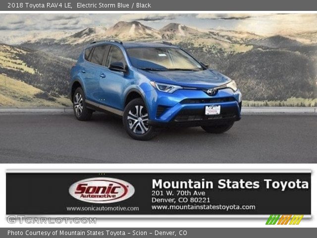 2018 Toyota RAV4 LE in Electric Storm Blue