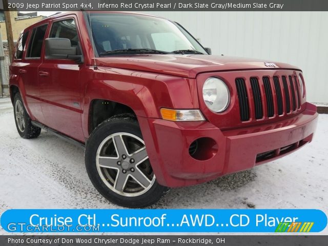 2009 Jeep Patriot Sport 4x4 in Inferno Red Crystal Pearl
