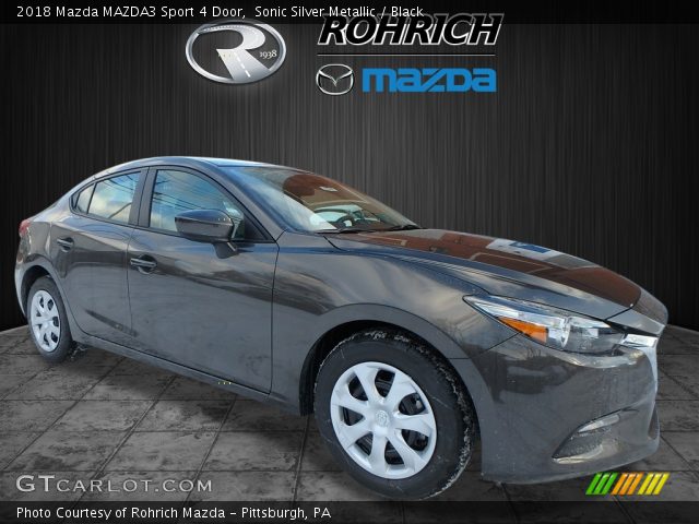 2018 Mazda MAZDA3 Sport 4 Door in Sonic Silver Metallic