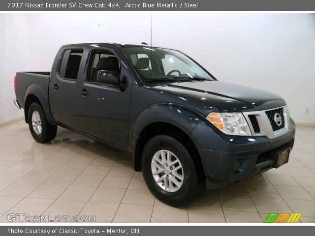 2017 Nissan Frontier SV Crew Cab 4x4 in Arctic Blue Metallic