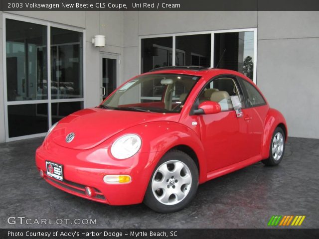 2003 Volkswagen New Beetle GLS Coupe in Uni Red