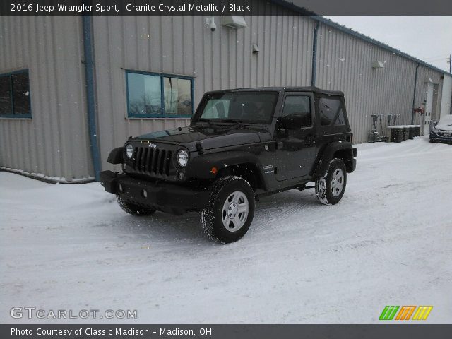 2016 Jeep Wrangler Sport in Granite Crystal Metallic