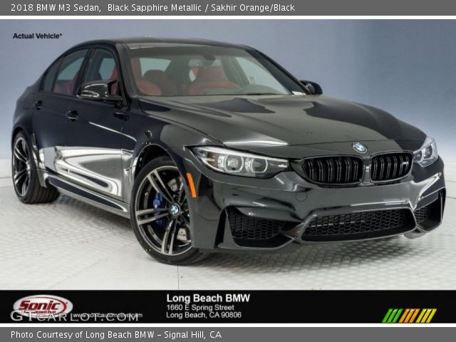2018 BMW M3 Sedan in Black Sapphire Metallic