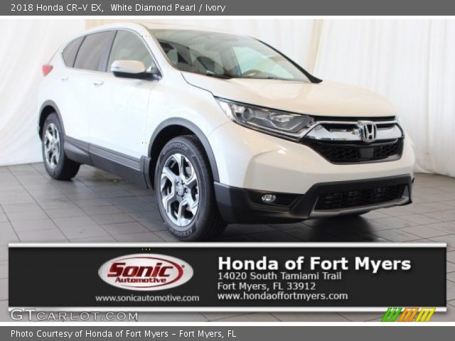 2018 Honda CR-V EX in White Diamond Pearl