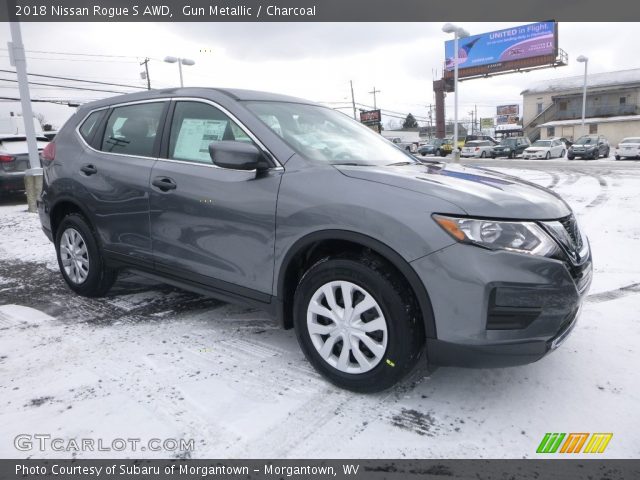 2018 Nissan Rogue S AWD in Gun Metallic