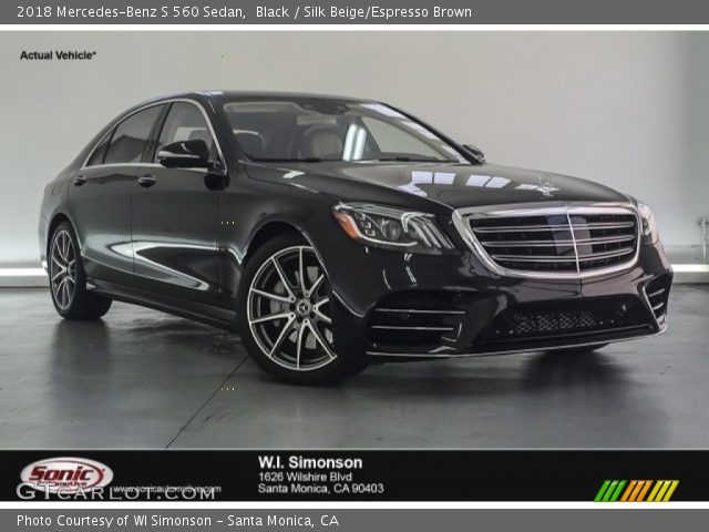 2018 Mercedes-Benz S 560 Sedan in Black