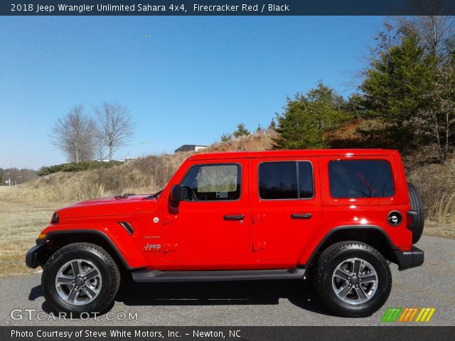 2018 Jeep Wrangler Unlimited Sahara 4x4 in Firecracker Red