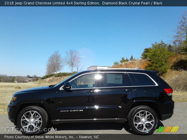 2018 Jeep Grand Cherokee Limited 4x4 Sterling Edition in Diamond Black Crystal Pearl