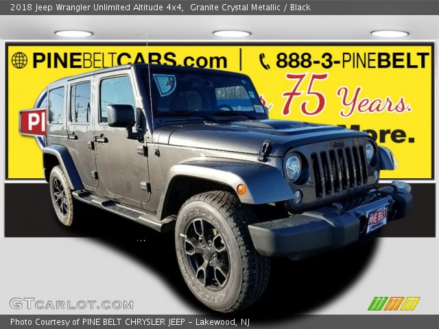 2018 Jeep Wrangler Unlimited Altitude 4x4 in Granite Crystal Metallic