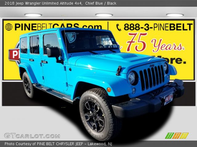 2018 Jeep Wrangler Unlimited Altitude 4x4 in Chief Blue