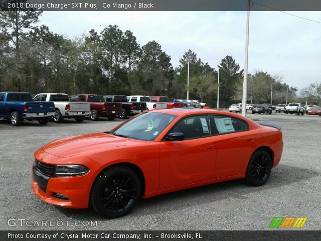 2018 Dodge Charger SXT Plus in Go Mango