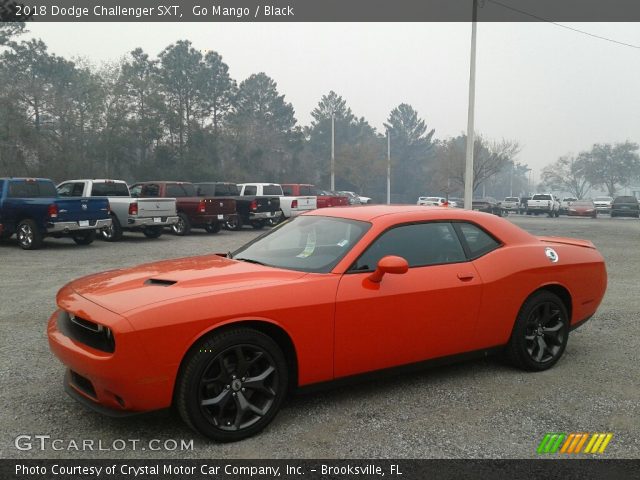 2018 Dodge Challenger SXT in Go Mango