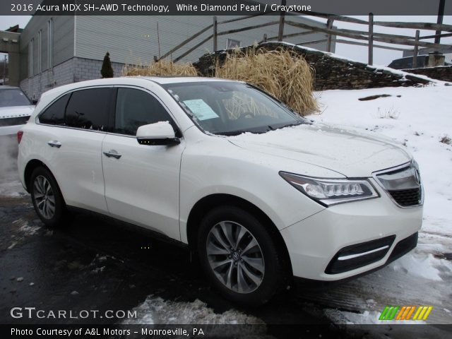 2016 Acura MDX SH-AWD Technology in White Diamond Pearl