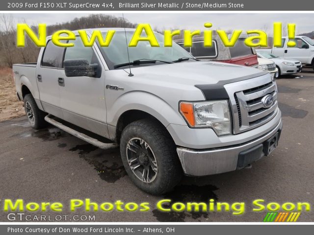 2009 Ford F150 XLT SuperCrew 4x4 in Brilliant Silver Metallic