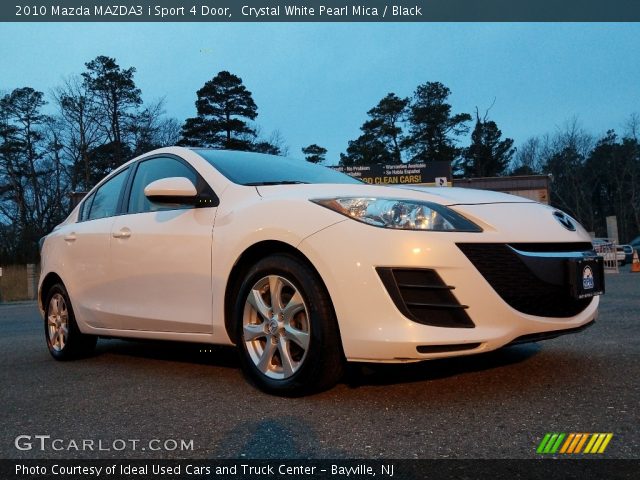 2010 Mazda MAZDA3 i Sport 4 Door in Crystal White Pearl Mica