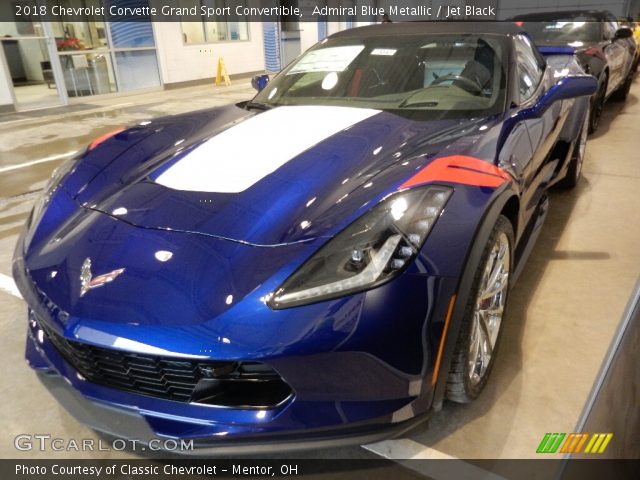 2018 Chevrolet Corvette Grand Sport Convertible in Admiral Blue Metallic