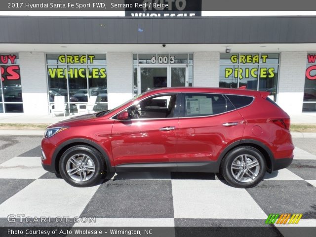 2017 Hyundai Santa Fe Sport FWD in Serrano Red