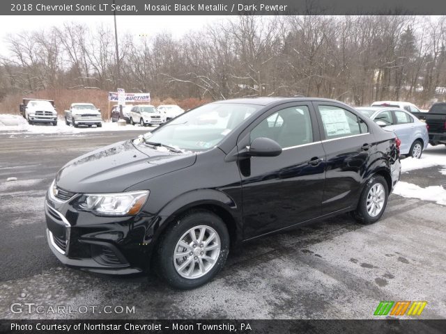 2018 Chevrolet Sonic LT Sedan in Mosaic Black Metallic