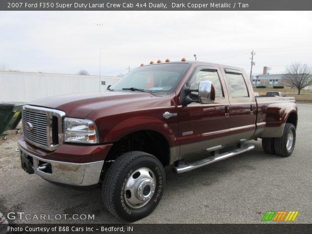 2007 Ford F350 Super Duty Lariat Crew Cab 4x4 Dually in Dark Copper Metallic