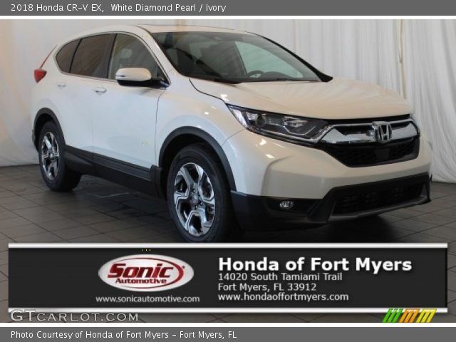 2018 Honda CR-V EX in White Diamond Pearl