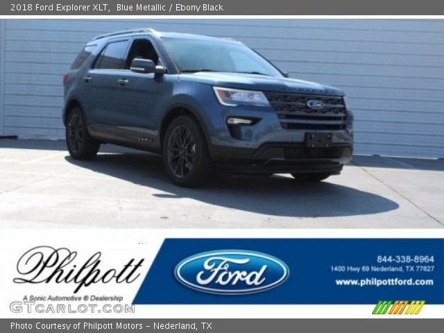 2018 Ford Explorer XLT in Blue Metallic