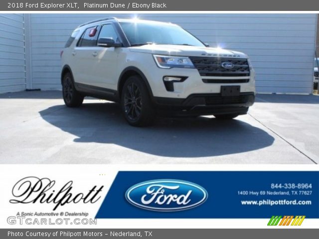2018 Ford Explorer XLT in Platinum Dune