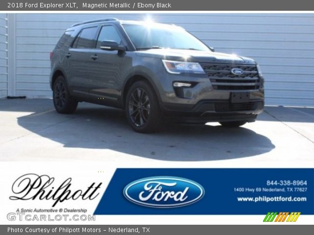 2018 Ford Explorer XLT in Magnetic Metallic