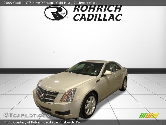 2009 Cadillac CTS 4 AWD Sedan in Gold Mist