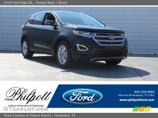 2018 Ford Edge SEL in Shadow Black