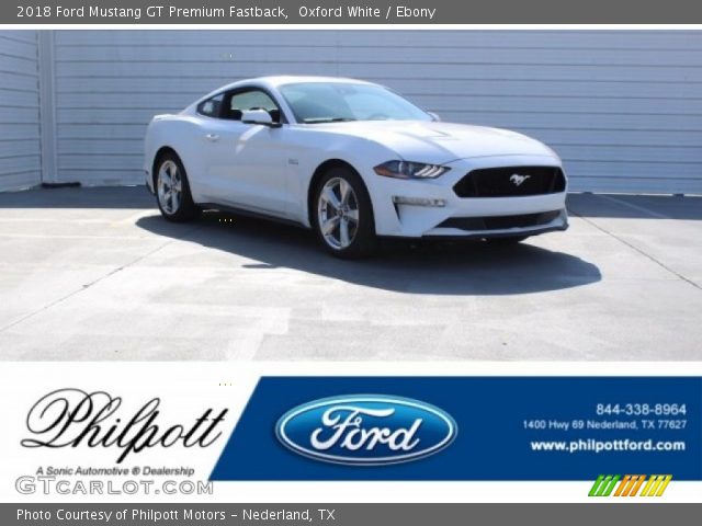 2018 Ford Mustang GT Premium Fastback in Oxford White