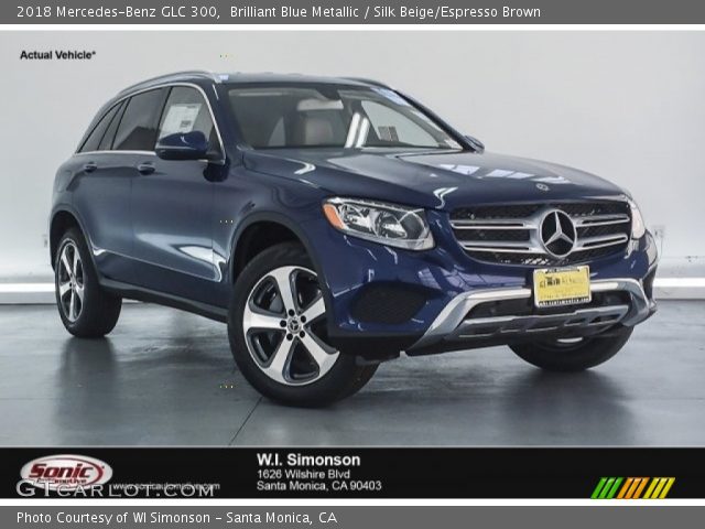 2018 Mercedes-Benz GLC 300 in Brilliant Blue Metallic