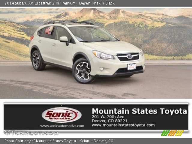 2014 Subaru XV Crosstrek 2.0i Premium in Desert Khaki