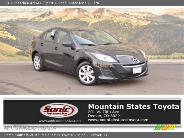 2010 Mazda MAZDA3 i Sport 4 Door in Black Mica