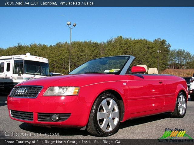 2006 Audi A4 1.8T Cabriolet in Amulet Red