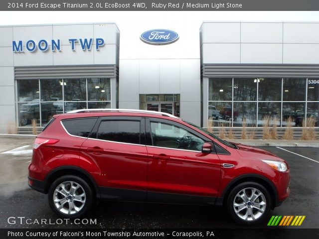 2014 Ford Escape Titanium 2.0L EcoBoost 4WD in Ruby Red