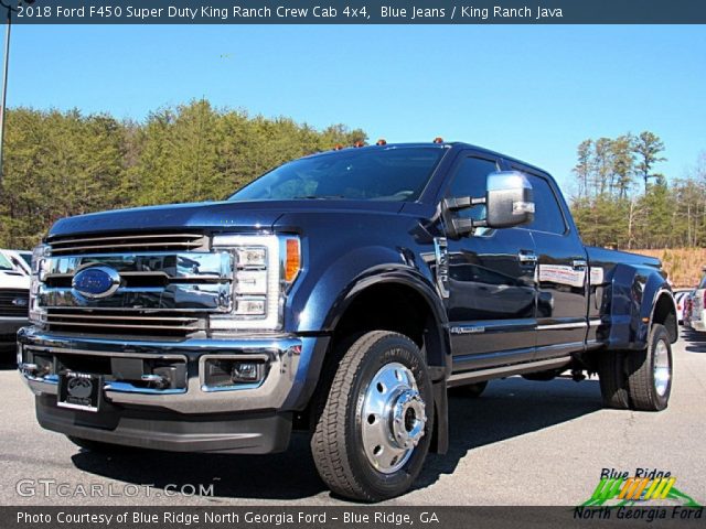 2018 Ford F450 Super Duty King Ranch Crew Cab 4x4 in Blue Jeans