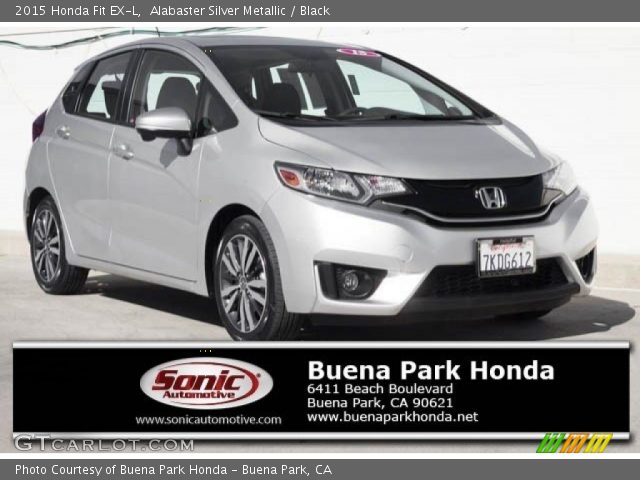 2015 Honda Fit EX-L in Alabaster Silver Metallic