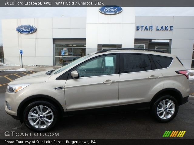 2018 Ford Escape SE 4WD in White Gold
