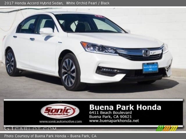 2017 Honda Accord Hybrid Sedan in White Orchid Pearl