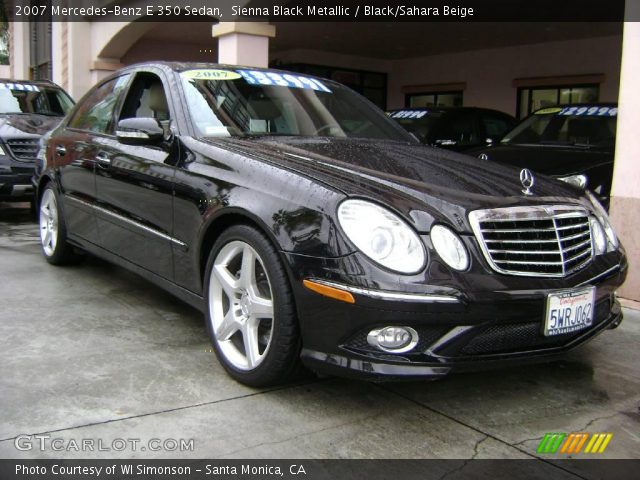 2007 Mercedes-Benz E 350 Sedan in Sienna Black Metallic