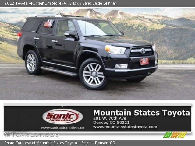 2012 Toyota 4Runner Limited 4x4 in Black