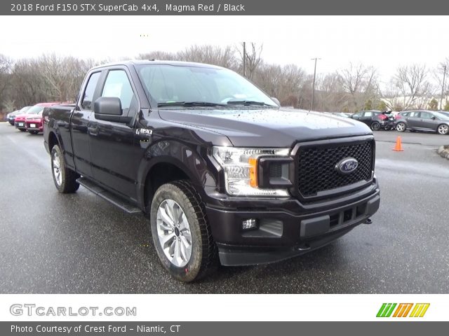 2018 Ford F150 STX SuperCab 4x4 in Magma Red