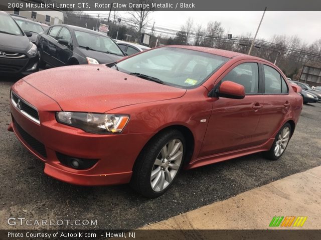 2009 Mitsubishi Lancer GTS in Rotor Glow Orange Metallic